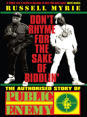 cover image of Don't Rhyme for the Sake of Riddlin'